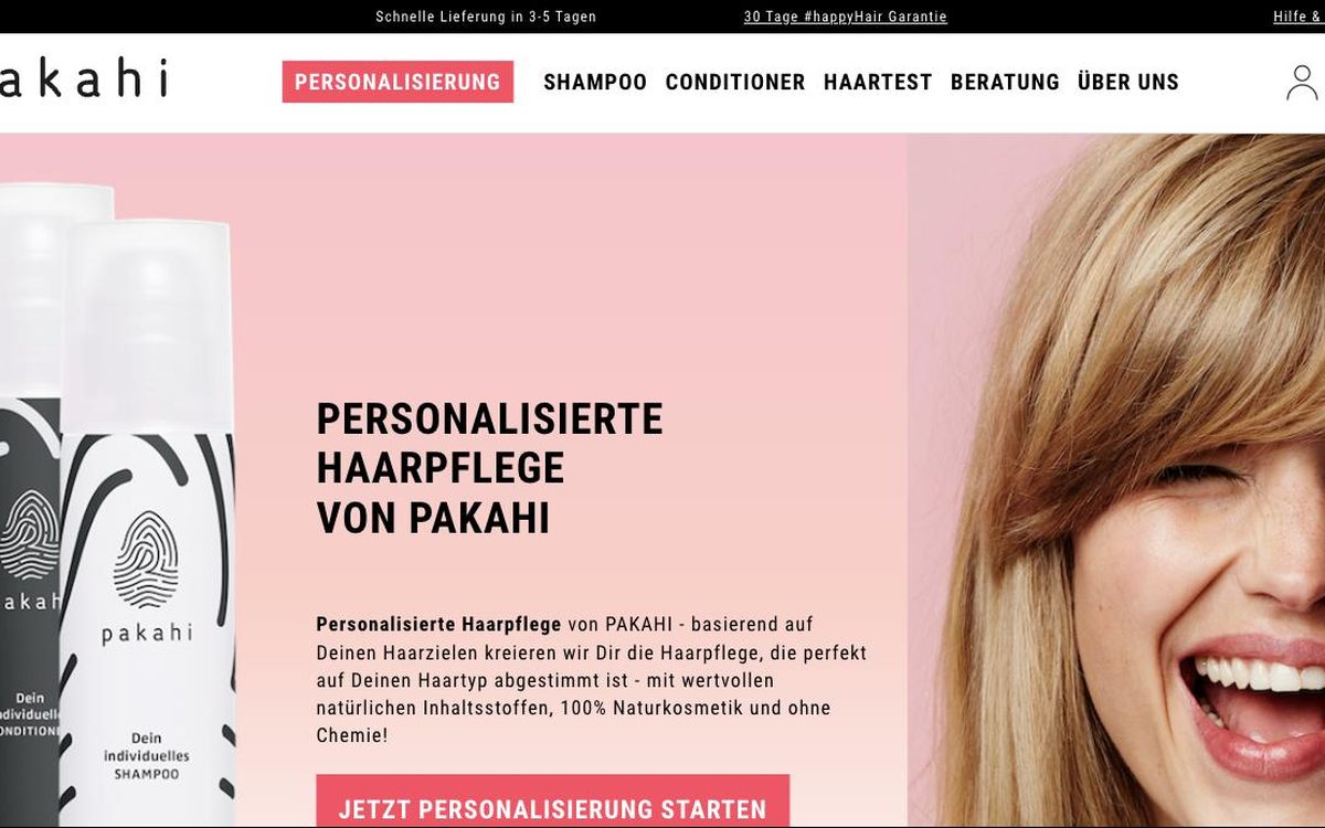 Website von PAKAHI